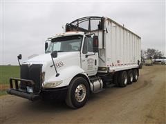 2007 International 8600 Tri/A Live Floor Truck W/22' Versa Silage Box 