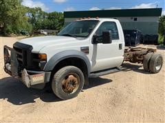 2008 Ford F450 XL Super Duty 4x4 Cab & Chassis 