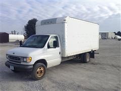 2000 Ford E350 Cutaway Super Duty Cube Van 