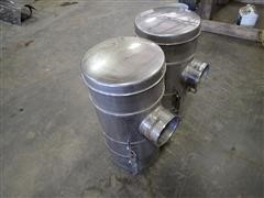 Peterbilt 15X33 Stainless Steel Air Cleaner Canisters 