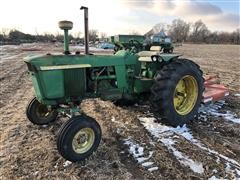 1966 John Deere 4020 Wide Front 2WD Tractor W/Shredder 