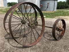 Antique Wheels & Wheel/Axle Set 