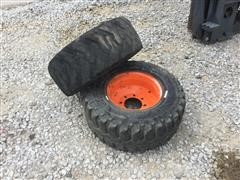Michelin 12R - 16.5 Skid Steer Tires & Rims 