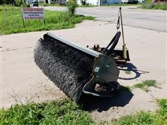Sweepster Skid Steer Hydraulic Rotary Broom Attachment 