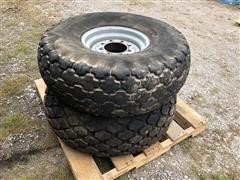 Firestone Diamond Tread 13.5-16.1 Tires On Rims 