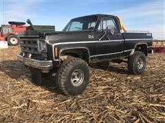 1975 GMC High Sierra 4x4 Shortbed Heavy Half Tall Boy Pickup 