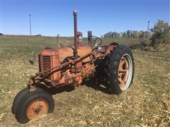 1949 Case DC 2WD Tractor & Sickle Mowers (INOPERABLE) 