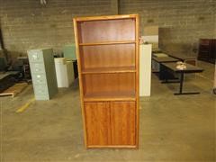 Wood Bookcase/Cabinet 