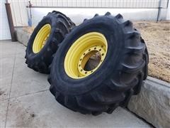 Firestone All Traction 600-65R28 Tires/Rims 
