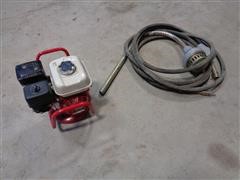 Digital Water Pump W/Concrete Vibrator Stinger 