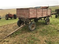 Wooden Grain Wagon 