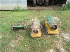 Torpedo Heaters And Sprayer Cart 