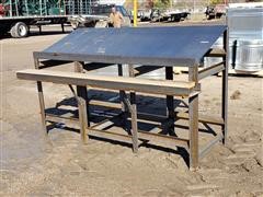 Behlen Mfg Angle Top Steel Work Bench 