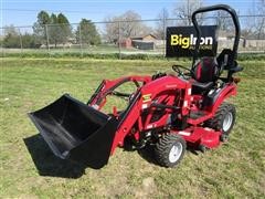 2018 Mahindra EX20S4FHILM EMax 20S HST MFWA Compact Utility Tractor W/Loader & Mower 