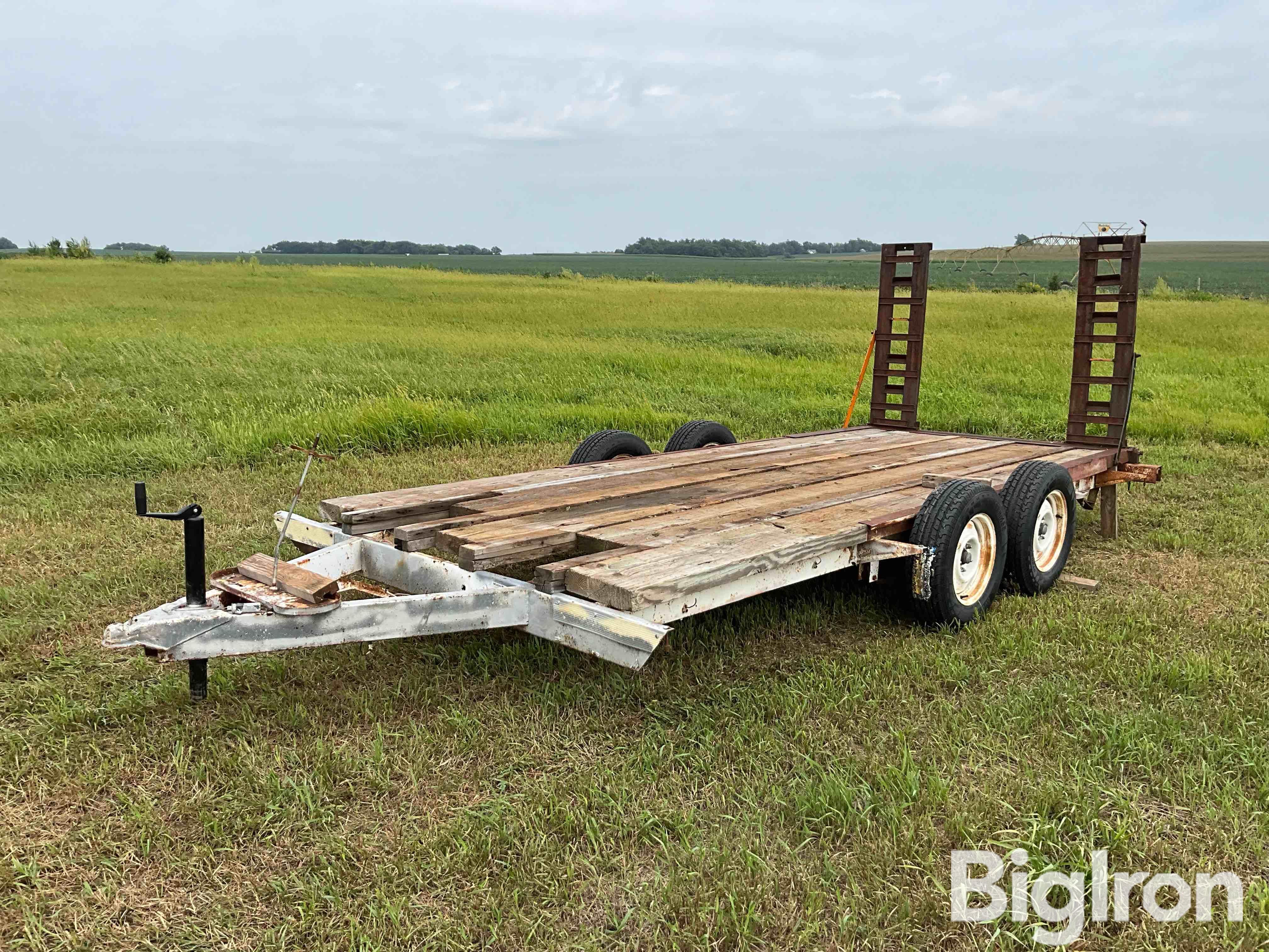 Shop Built T/A Flatbed Trailer 