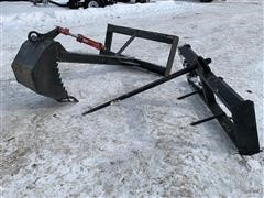 2018 Backhoe & Hay Bale Point Skid Steer Attachments 