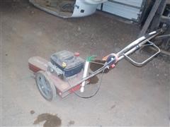 Weed Eater Rolling Gas Powered Push Weed Eater 