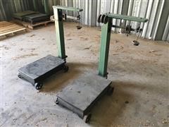 Fairbanks Antique Platform Scales With Weights 
