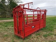 StrongHold Squeeze Chute/Head Gate/Palpation Cage 