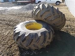 Goodyear 23.1-26 Tires & Rims 