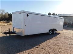 2012 H & H CA Series T/A Enclosed Utility Trailer 