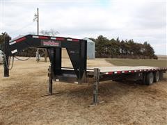 2015 Finish Line T/A Gooseneck Dovetail Trailer 