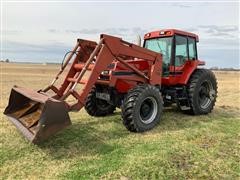 1988 Case IH 7140 MFWD Tractor W/710 Loader 