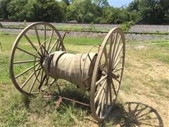 Horse Drawn Antique Fire Hose Wagon 