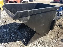 2017 Kit Containers SMSS1.5 Trash Hopper Skid Steer Attachment 