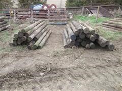 Creosote Wood Posts 