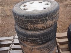 235/70R16 Tires & Cadillac Aluminum Rims 