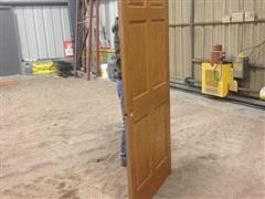 6 Panel Solid Oak Door 
