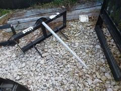 2014 Unused Tomahawk Bale Spear Skid Steer Attachment 