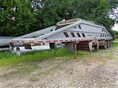 1996 Trail King 53' Tri/A Cross Gate Belly Dump Trailer 