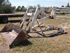 Great Bend 890 Front End Loader W/Grapple Fork & Hay Head 