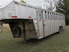 1992 Wilson Gooseneck Livestock Trailer 