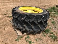 Firestone 13.6-38 Tractor Tires W/Rims 