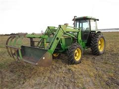 1982 John Deere 2940 MFWD Tractor With Loader 