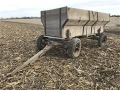 Wagon Wooden Antique Grain Cart 