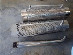 Truck Muffler Heat Shields W/Handles 