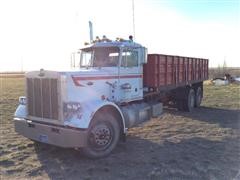 1982 Peterbilt 359 T/A Grain Truck 