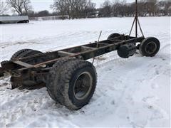 International Straight Truck Frame For Parts Only 