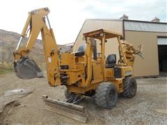 2001 Vermeer V-5750 Cable Plow With Backhoe 