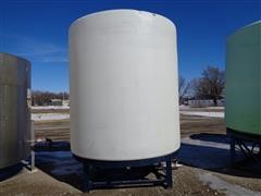 3000 Gal Poly Cone Bottom Tank With Stand 