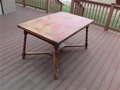 Wooden Extendable Table 