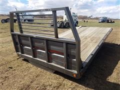 Straight Truck Flatbed With Hoist 