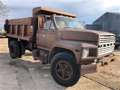 1980 Ford 5 Yard S/A Dump Truck 