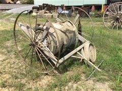 Horse Drawn Antique Fire Hose Wagon 