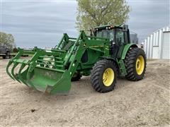 2004 John Deere 7420 MFWD Tractor W/740 Classic Loader 