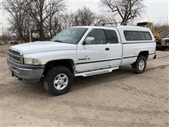 1997 Dodge RAM 1500 Laramie SLT 4x4 Extended Cab Pickup W/Topper & Dump Box  BigIron Auctions